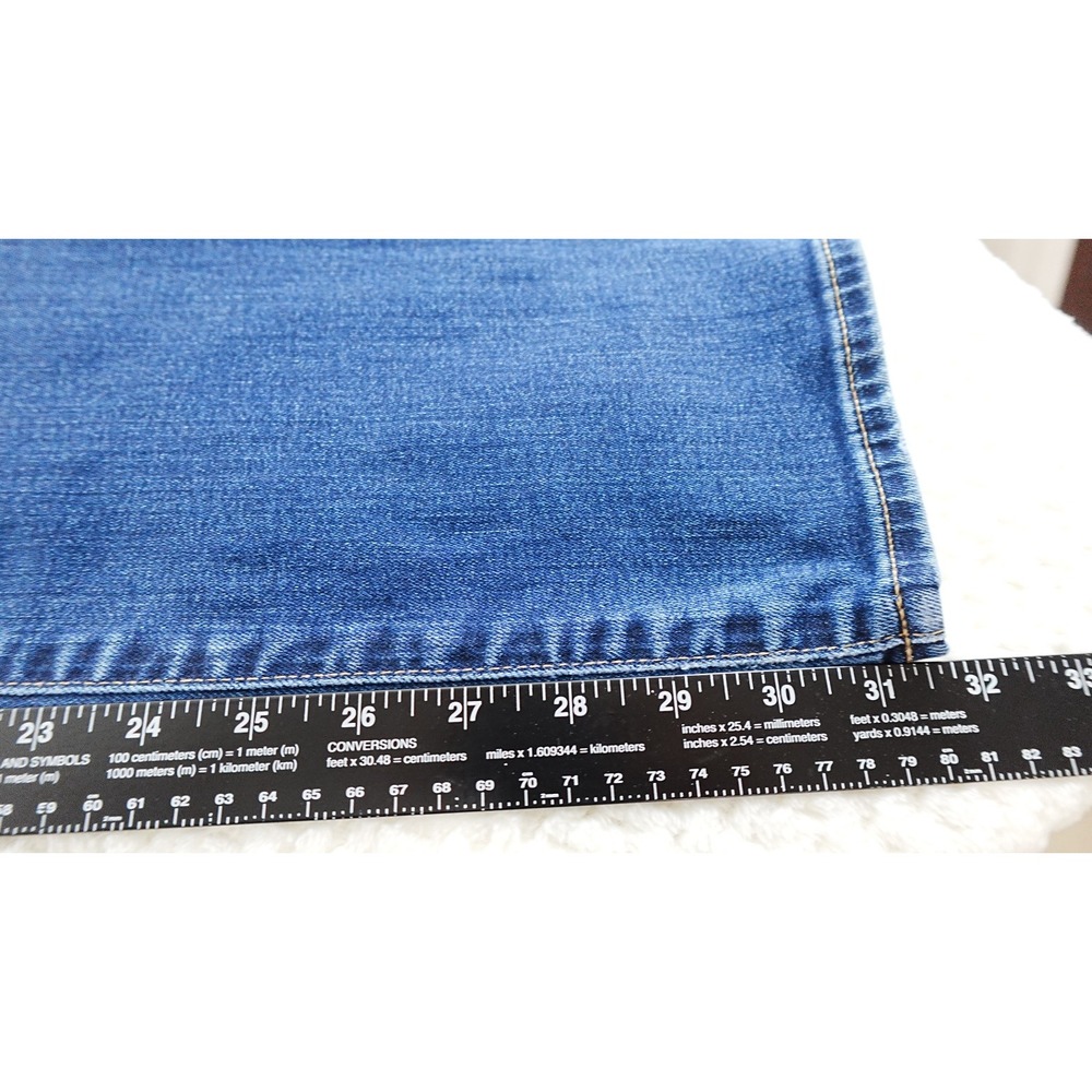 Lucky Brand Jeans Womens 12/31 orta premium Blue Slim Denim Pants Dark Wash Y2K - Picture 12 of 16